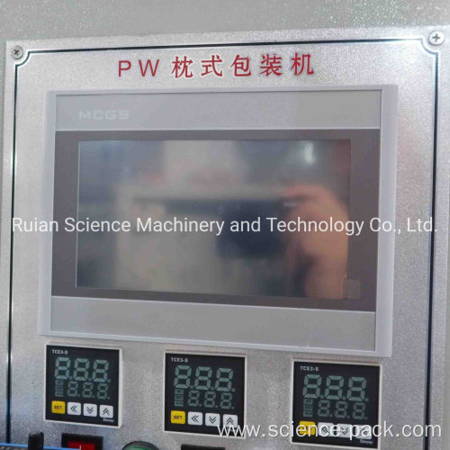 Bread Biscuits Mask Bag Flow Packing Machine